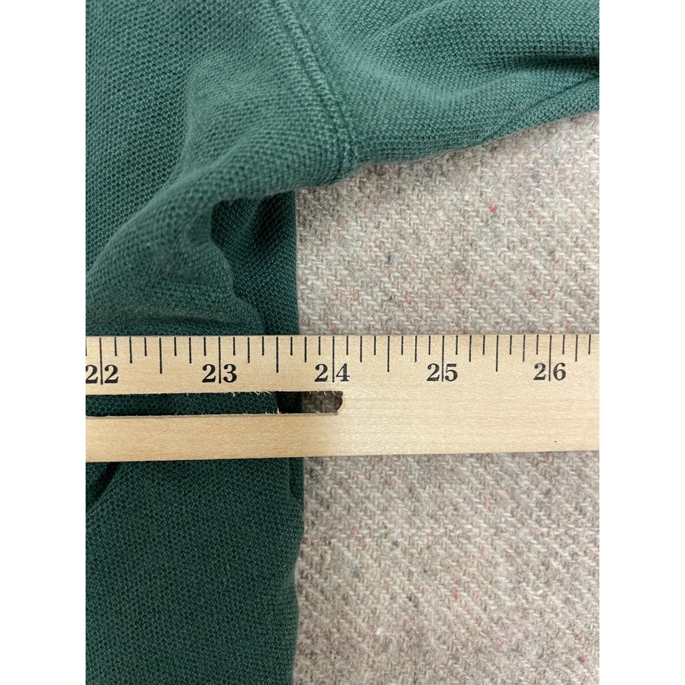 Vintage Mickey Mouse Long Sleeve Polo Shirt Men Extra Large Green 1990s Disney‎ - Picture 6 of 7